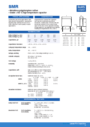 SMR10124K50A01L4BULK Datasheet PDF KEMET