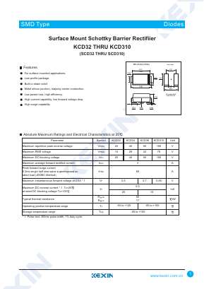 SCD34 Datasheet PDF KEXIN Industrial