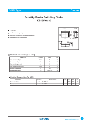 KB160VA-30 Datasheet PDF KEXIN Industrial