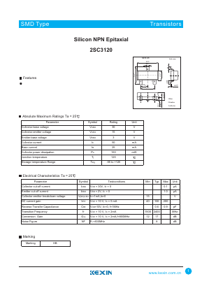 C3129 Datasheet PDF KEXIN Industrial
