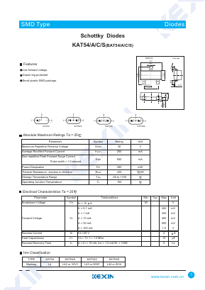 KAT54S Datasheet PDF KEXIN Industrial
