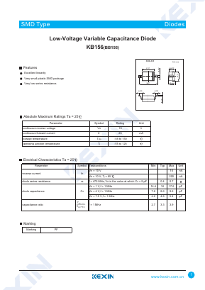 BB156 Datasheet PDF KEXIN Industrial