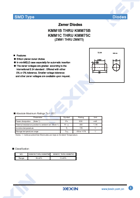 KMM13 Datasheet PDF KEXIN Industrial