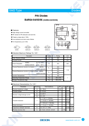 KAR64-06 Datasheet PDF KEXIN Industrial