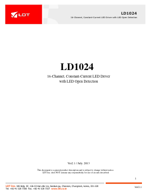LD1024 Datasheet PDF LDT Co., Ltd