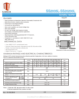 SS20150 Datasheet PDF Shanghai Leiditech Electronic Technology Co., Ltd