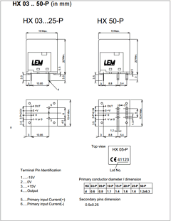 HX20-P Datasheet PDF LEM Industrial