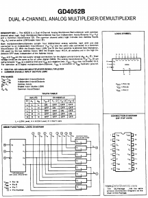 GD4052B Datasheet PDF LG