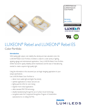LXML-PE01-0070 Datasheet PDF Lumileds Lighting Company