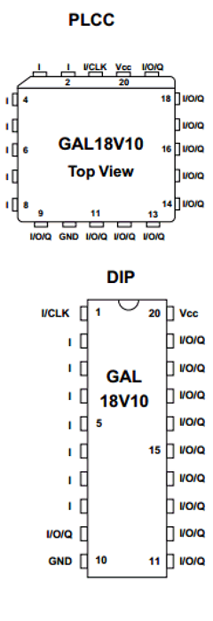 GAL18V10-10LJ Datasheet PDF Lattice Semiconductor