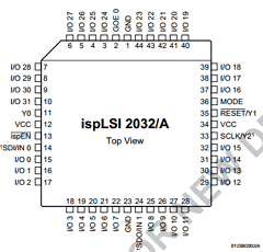 ISPLSI2032A-180LT48 Datasheet PDF Lattice Semiconductor