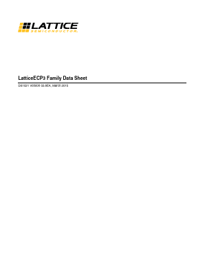 LFE3-17EA-8FN1156I Datasheet PDF Lattice Semiconductor