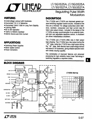 LT3527AJ Datasheet PDF Linear Technology