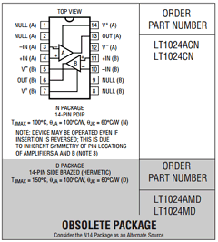 LT1024 Datasheet PDF Linear Technology