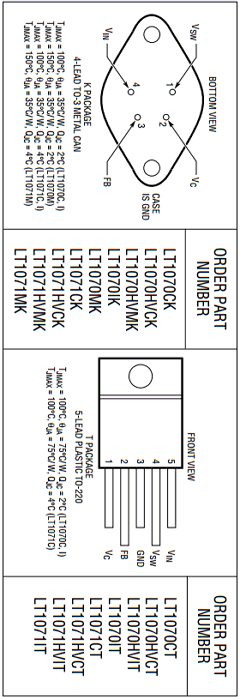 LT1070HVCT Datasheet PDF Linear Technology