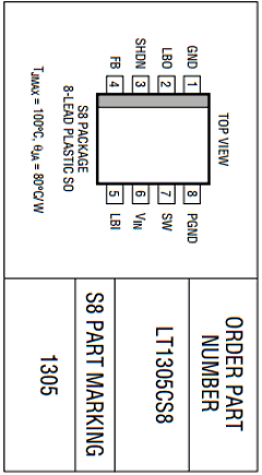 LT1305 Datasheet PDF Linear Technology