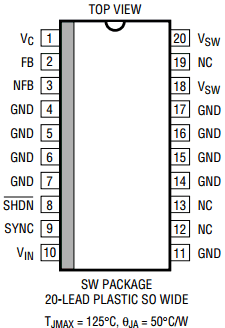 LT1371HVCR Datasheet PDF Linear Technology