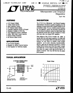 LT1121CS8-5 Datasheet PDF Linear Technology