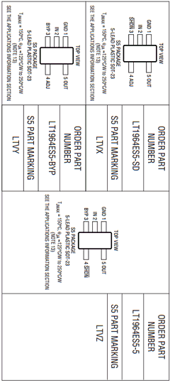 LT1964ES5-5 Datasheet PDF Linear Technology