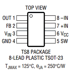 LT3469ETS8 Datasheet PDF Linear Technology