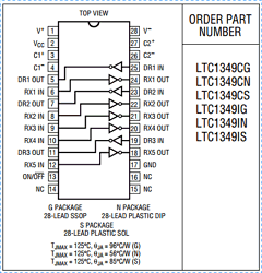 LTC1349CN Datasheet PDF Linear Technology