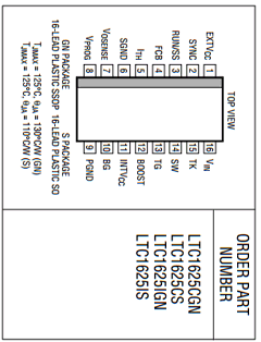 LTC1625I Datasheet PDF Linear Technology