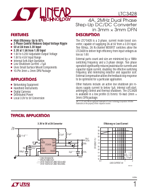 LTC3428EDD-TR Datasheet PDF Linear Technology