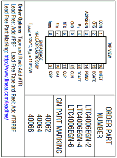 LTC4006 Datasheet PDF Linear Technology