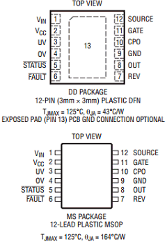 LTC4352CDD-PBF Datasheet PDF Linear Technology