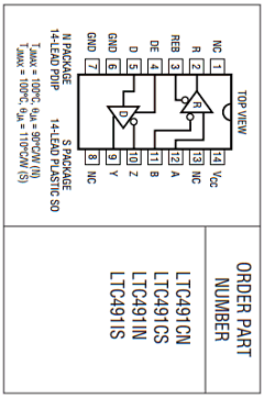 LTC491C Datasheet PDF Linear Technology