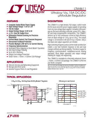 LTM4611IV-PBF Datasheet PDF Linear Technology