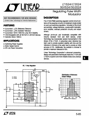 SG3524J Datasheet PDF Linear Technology