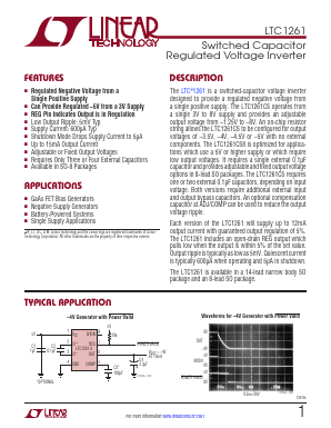 LTC1261IS8 Datasheet PDF Linear Technology