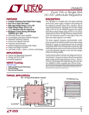 LTM4620E Datasheet PDF Linear Technology