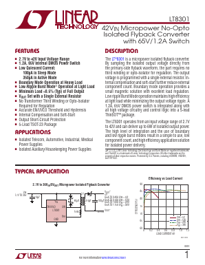 LT8301MP Datasheet PDF Linear Technology