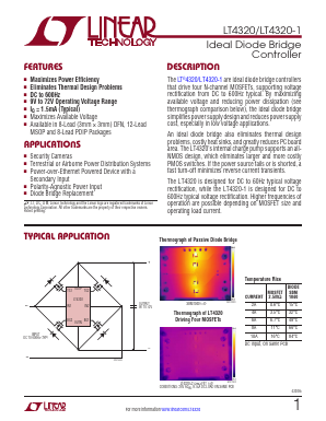 LT4320N8 Datasheet PDF Linear Technology