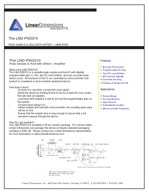LND-PKD310 Datasheet PDF Linear Dimensions Semiconductor