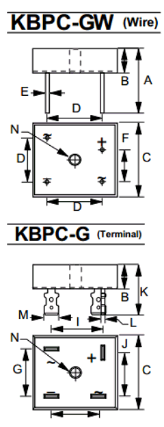 KBPC35005G Datasheet PDF LiteOn Technology