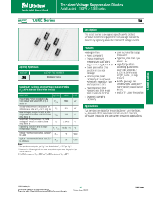 1.5KE36CA-B Datasheet PDF Littelfuse, Inc