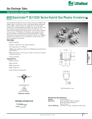 SL1122A230 Datasheet PDF Littelfuse, Inc
