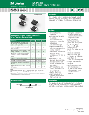 P6SMB530A-E Datasheet PDF Littelfuse, Inc