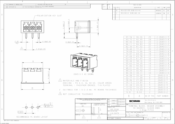 1-284513-2 Datasheet PDF Tyco Electronics