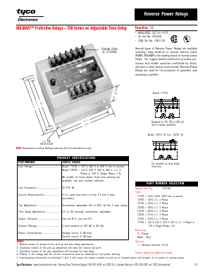 710TDX Datasheet PDF Tyco Electronics