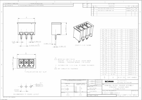1-284517-6 Datasheet PDF Tyco Electronics