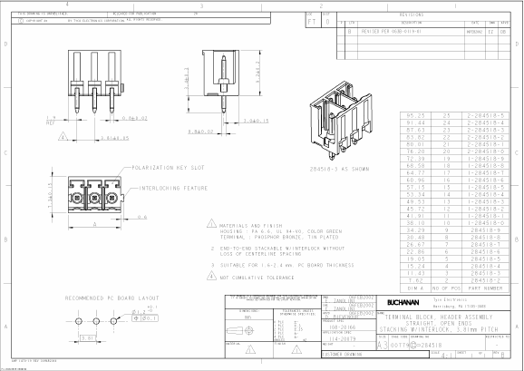 1-284518-3 Datasheet PDF Tyco Electronics