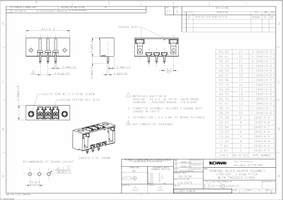 1-284519-7 Datasheet PDF Tyco Electronics