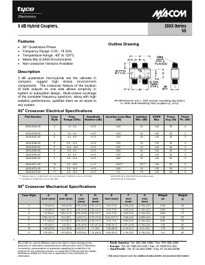 2032-6354-00 Datasheet PDF Tyco Electronics