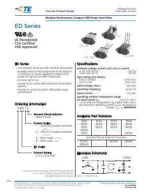 1ED4 Datasheet PDF Tyco Electronics
