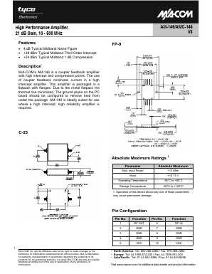 AM-146 Datasheet PDF Tyco Electronics