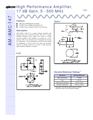 AM-147 Datasheet PDF Tyco Electronics